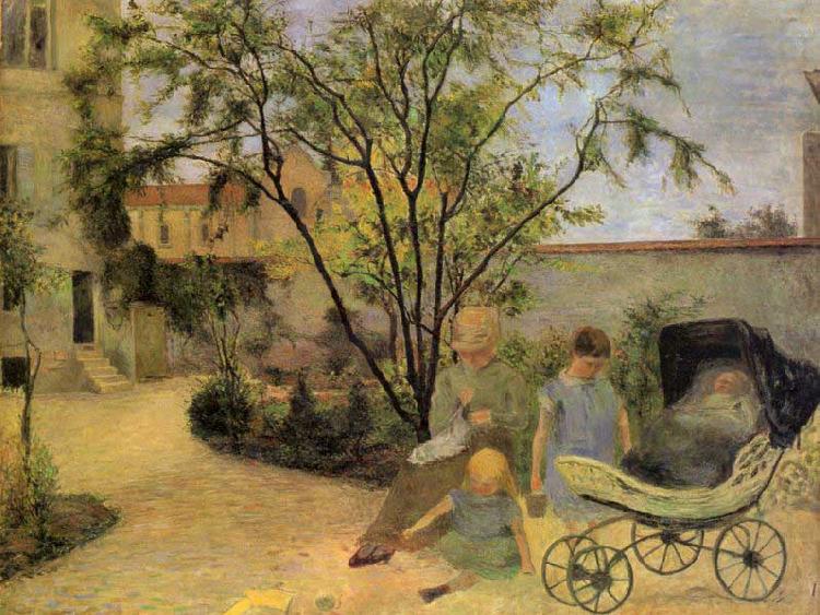 Paul Gauguin Garden in Vaugirard china oil painting image